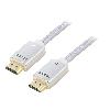 Cable - Connectique Pour Peripherique Cable HDMI 2.1 male des deux cotes 1.5m argent