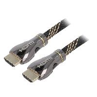 Cable - Connectique Pour Peripherique Cable HDMI 2.1 male des deux cotes 3m noir Cable - Connectique Pour Peripherique Cable HDMI 2.1 male des deux cotes 3m noir