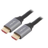 Cable - Connectique Pour Peripherique Cable HDMI 2.1 male des deux cotes 4K 3D 8K UHD 3m - Noir Cable - Connectique Pour Peripherique Cable HDMI 2.1 male des deux cotes 4K 3D 8K UHD 3m - Noir