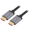 Cable - Connectique Pour Peripherique Cable HDMI 2.1 male des deux cotes 4K 8K 3D UHD 1m - Noir