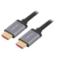 Cable - Connectique Pour Peripherique Cable HDMI 2.1 male des deux cotes 4K 8K 3D UHD 1m - Noir Cable - Connectique Pour Peripherique Cable HDMI 2.1 male des deux cotes 4K 8K 3D UHD 1m - Noir