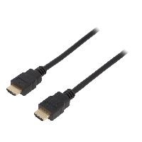 Cable - Connectique Pour Peripherique Cable HDMI 2.1 male des deux cotes 8K UHD 2m - Noir
