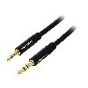 Cable - Connectique Pour Peripherique Cable Jack 2.5mm 3pin Male vers Male 1m noir