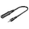 Cable - Connectique Pour Peripherique Cable Jack 3.5mm 3pin Male vers Jack 6.3mm Femelle