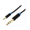 Cable - Connectique Pour Peripherique Cable Jack 3.5mm 3pin Male vers Jack 6.3mm Male 3m