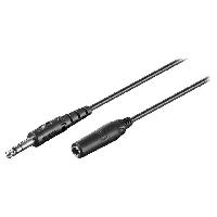 Cable - Connectique Pour Peripherique Cable Jack 6.3mm Male vers Femelle 5m