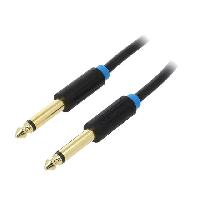 Cable - Connectique Pour Peripherique Cable Jack 6.3mm Male vers Male 0.5m