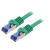 Cable - Connectique Pour Peripherique Cable reseau RJ45 male S-FTP Cat 6a vert- 0.5m