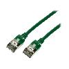 Cable - Connectique Pour Peripherique Cable reseau RJ45 male U-FTP Cat.6a vert - 2m
