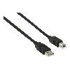 Cable - Connectique Pour Peripherique Cable USB 2.0 A Male vers B Male 2.0 m Noir