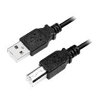 Cable - Connectique Pour Peripherique Cable USB 2.0 USB A male USB B prise male 3m - Noir Cable - Connectique Pour Peripherique Cable USB 2.0 USB A male USB B prise male 3m - Noir