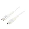 Cable - Connectique Pour Peripherique Cable USB 2.0 USB C prise male des deux cotes 1.8m - Blanc