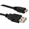 Cable - Connectique Pour Peripherique Cable USB A micro USB 0.8m - Vcom - Male vers Male