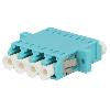 Cable - Connectique Pour Peripherique Connecteur en fibre optique quad multi mode - Turquoise