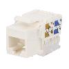 Cable - Connectique Pour Peripherique Connecteur RJ45 femelle Cat.5e - Blanc