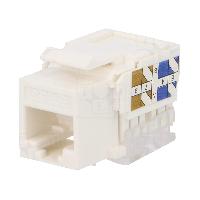 Cable - Connectique Pour Peripherique Connecteur RJ45 femelle Cat.5e - Blanc