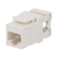 Cable - Connectique Pour Peripherique Connecteur RJ45 femelle Cat.5e - Blanc