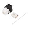 Cable - Connectique Pour Peripherique Connecteur RJ45 femelle Cat.6 - Noir