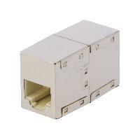 Cable - Connectique Pour Peripherique Connecteur RJ45 femelle x2 - Metallise