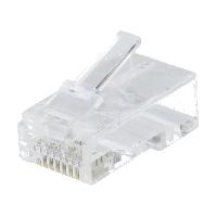 Cable - Connectique Pour Peripherique Connecteur RJ45 male Cat.6a - Blanc