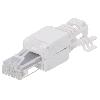 Cable - Connectique Pour Peripherique Connecteur RJ45 male Cat.6a - Blanc