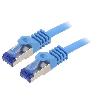 Cable - Connectique Pour Peripherique Cordon de raccordement S-FTP Cat.6a bleu - 1m