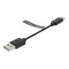 Cable - Connectique Pour Peripherique Nedis Adaptateur USB USB -M- pour USB-C -M- USB 2.0 10 cm noir