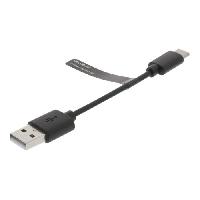 Cable - Connectique Pour Peripherique Nedis Adaptateur USB USB -M- pour USB-C -M- USB 2.0 10 cm noir