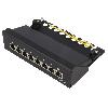 Cable - Connectique Pour Peripherique Patch panel- RJ45- Cat- 6- noir- Nombre de ports- 8