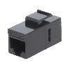 Cable - Connectique Pour Peripherique RJ45 femelle droit Cat.5e Keystone PoE.PoE+ - noir