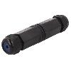Cable - Connectique Pour Peripherique RJ45 femelle droit x2 Cat.6 IP67 - Noir
