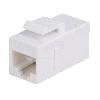 Cable - Connectique Pour Peripherique RJ45 femelle droit x2 Cat.6 Keystone - blanc