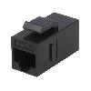 Cable - Connectique Pour Peripherique RJ45 femelle droit x2 Cat.6 Keystone - noir