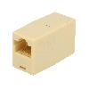 Cable - Connectique Pour Peripherique Rj45 femelle X2 Cat.5 - Beige