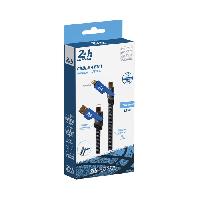 Cable - Connectique Telephone Cable 4 en 1 USB-A-USB-C - USB-C-Lightning 24H LE MANS - 24h Le Mans