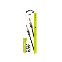 Cable - Connectique Telephone Cable auxiliaire Jack Noir 1m20 Moxie - Moxie x10 Cable - Connectique Telephone Cable auxiliaire Jack Noir 1m20 Moxie - Moxie x10