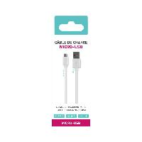 Cable - Connectique Telephone Cable Micro Usb Blanc 1m Sd x10 Cable - Connectique Telephone Cable Micro Usb Blanc 1m Sd x10