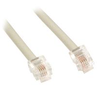 Cable - Connectique Telephone Cable RJ11 Male Male type 6P4C - 10m - Telephone Modem Box