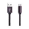 Cable - Connectique Telephone Cable tresse USB-C Noir Moxie - Moxie