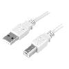 Cable - Connectique Telephone Cable USB 2.0 USB A male USB B prise male 500cm - Gris