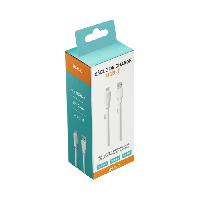 Cable - Connectique Telephone Cable USB-A - USB-C 2m blanc SD x10 Cable - Connectique Telephone Cable USB-A - USB-C 2m blanc SD x10