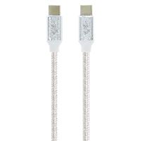 Cable - Connectique Telephone Cable Usb-C-Usb-C 1m Nylon Usb 3.1a - Pulse