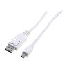 Cable - Connectique Tv - Video - Son Cable DisplayPort 1.1a male 2m blanc