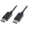 Cable - Connectique Tv - Video - Son Cable DisplayPort 1.1a male des deux cotes 3m noir