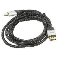 Cable - Connectique Tv - Video - Son Cable DisplayPort 1.4 male des deux cotes 2m noir