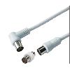 Cable - Connectique Tv - Video - Son CONTINENTAL EDISON Cable coaxial antenne - 5m
