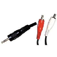 Cable - Connectique Tv - Video - Son LINEAIRE A200G Cable Jack 3.5mm stereo male - 2 x RCA male 5m00