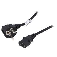 Cable D'alimentation Cable alimentation angulaire vers C13 femelle 1.5m noir