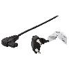 Cable D'alimentation Cable- CEE 7-16 -C- prise angulaire.IEC C7 femelle angulaire