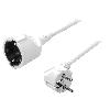 Cable D'alimentation Cable d'extension d'alimentation avec protection enfant blanc IP20 250V - 3m